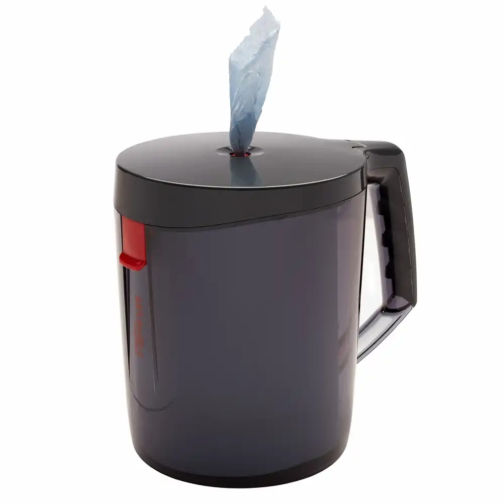 Dispenser Kimberly-Clark WyPall Reach, negru, sistem de portionare eficient, compatibil cu lavete KIMBERLY-CLARK 6222 si 6220