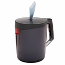 Dispenser Kimberly-Clark WyPall Reach, negru, sistem de portionare eficient, compatibil cu lavete KIMBERLY-CLARK 6222 si 6220