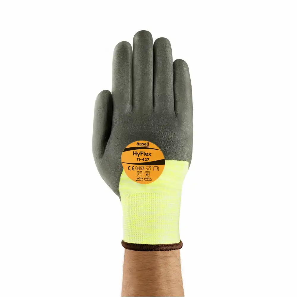 Manusi Ansell Hyflex Puretough 3000, Marime 9, Impermeabile la Apa si Ulei, Rezistente la Abraziune si Taieturi