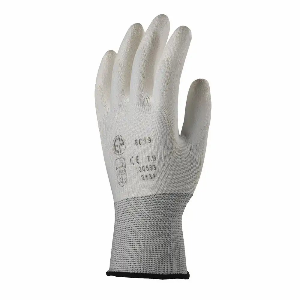 Manusi de protectie Sacla 8019, alb, marimea 9, rezistente la abraziune, ergonomic design