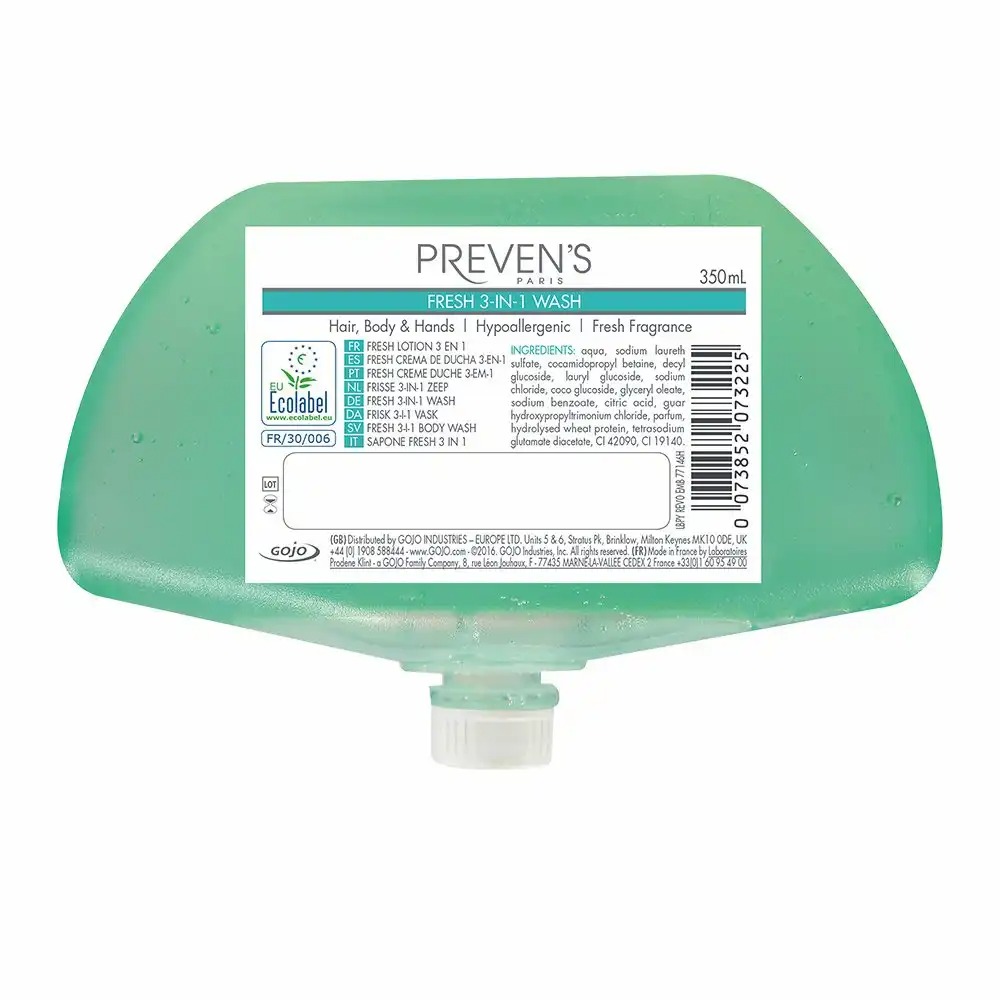 Rezerva gel de dus LPK Alphamouss 3 in 1, Hipoalergenic, Efect Balsam pentru Par, 350 ml