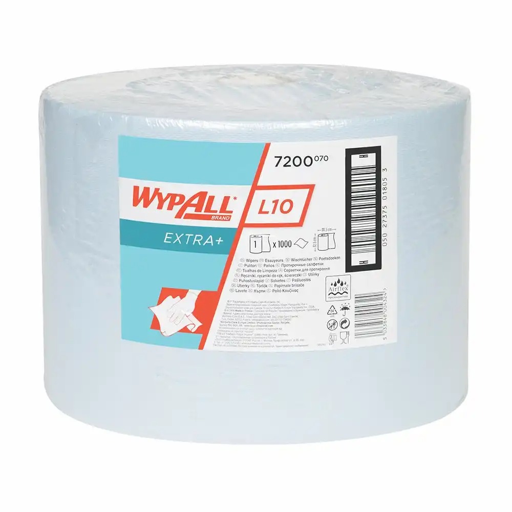 Rezerva prosoape in rola Kimberly-Clark Wypall L10, 1 strat, 1000 portii - Absorbtie excelenta, fara scame, igiena garantata