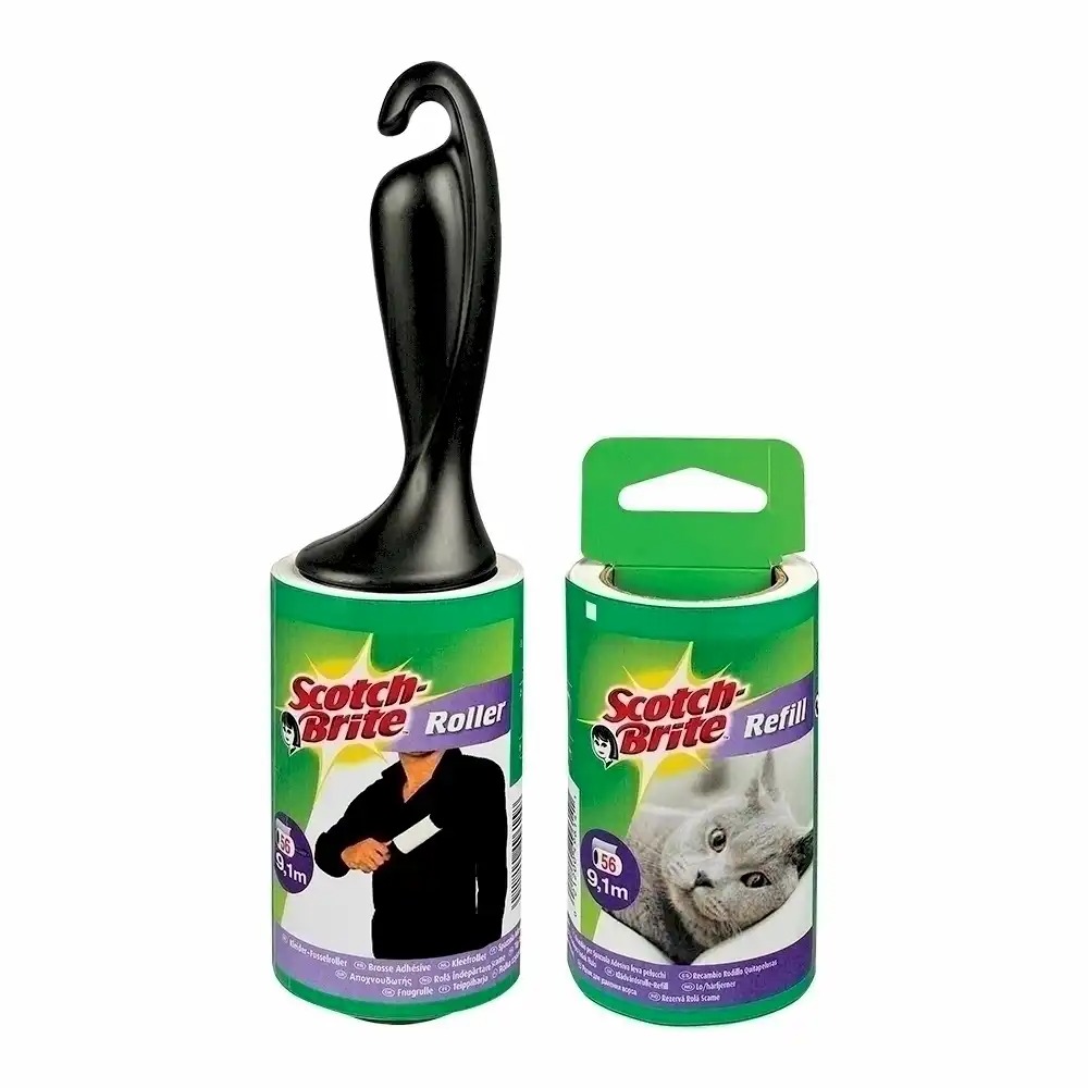 Rezerva rola scame Scotch Brite, Eficienta in Curatare, Maner Ergonomic, Adeziv de Inalta Calitate