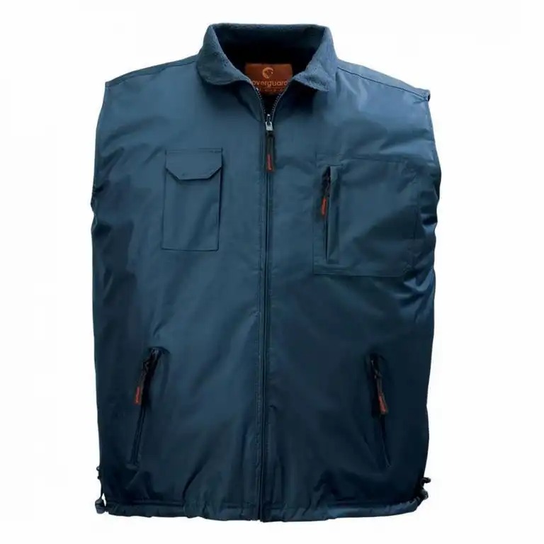 Vesta reversibila Leman, bleumarin, marime M, rezistenta la ploaie, captuseala polar, fermoar si buzunare, ideala pentru activitati in aer liber