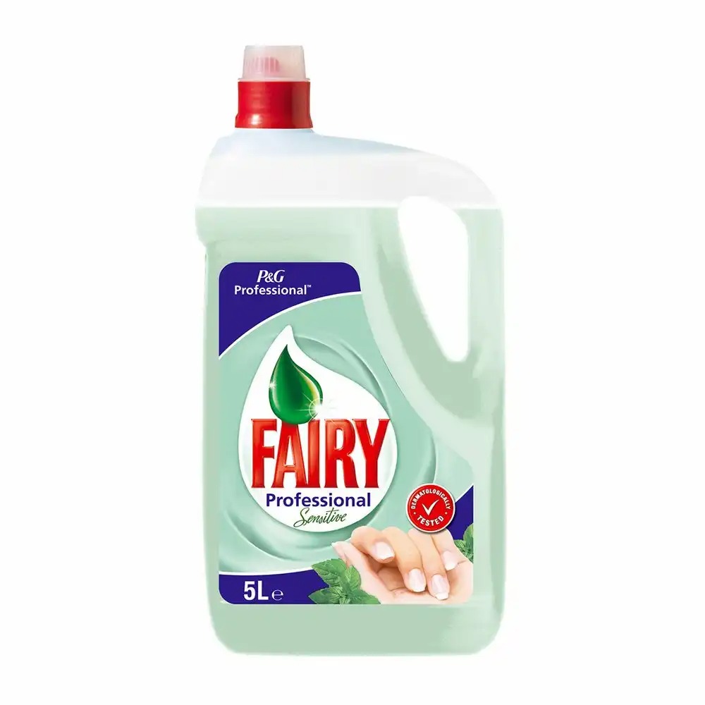 Detergent vase Fairy Expert Sensitive, 5 l, Economisitor, 3 tipuri de surfactanti