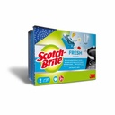 Burete Scotch-Brite Ergonomic Confort, Fibra Puternica, Forma Ergonomica, 2 Bucati per Set