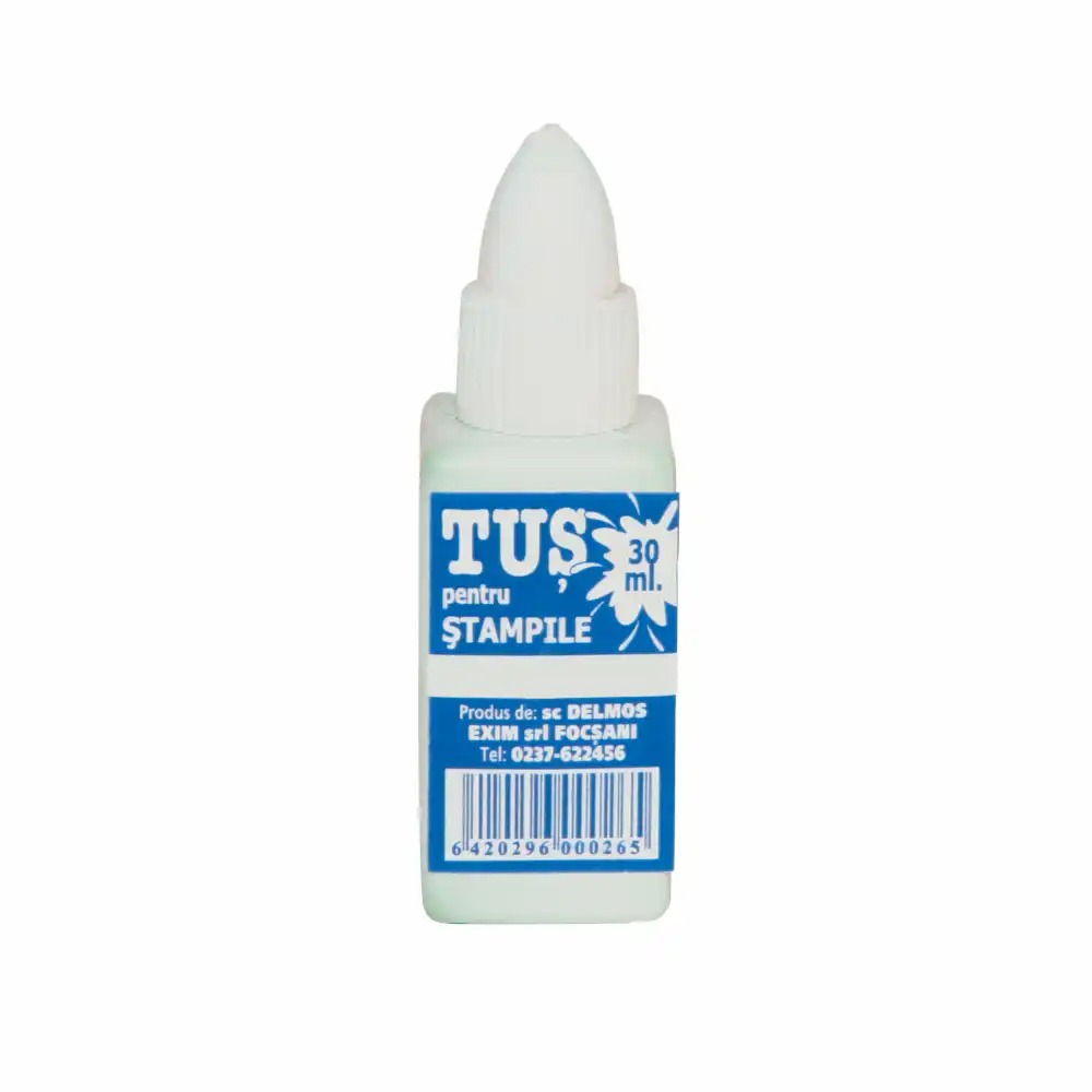 Tus pentru tusiera 30ml, albastru intens, imprimare de calitate superioara, distribuitor cu picurator