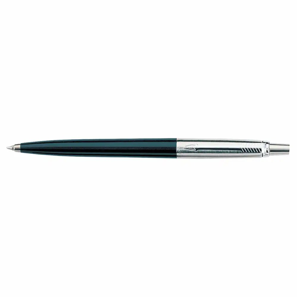 Pix Parker Jotter 0.8 mm, Negru, Mecanism Apasare, Accesorii Inox