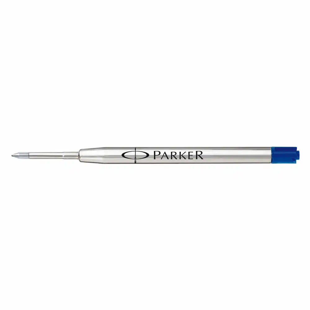 Rezerva pix Parker, metalic, 0.7 mm, albastru, scriere fina, durabilitate si eleganta