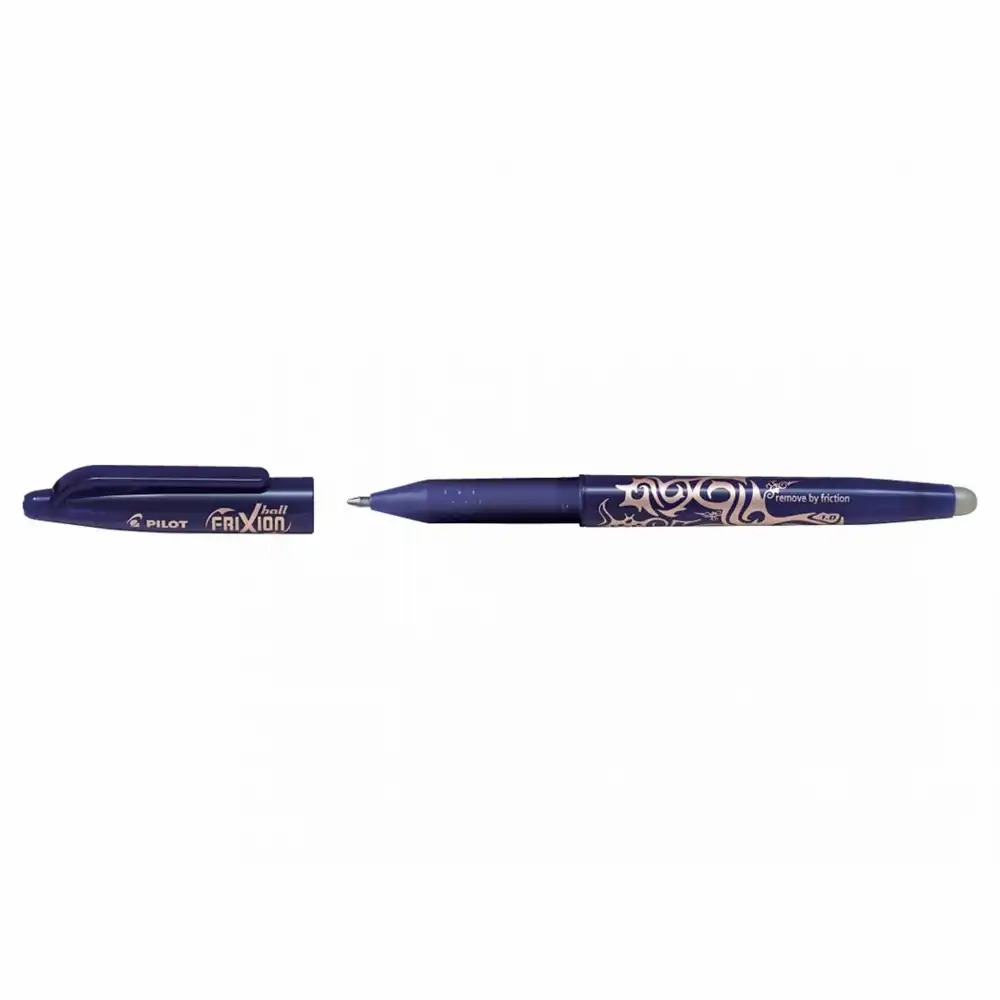 Roller gel Pilot Frixion Ball 1 mm, albastru, reciclabil, scriere termosensibila