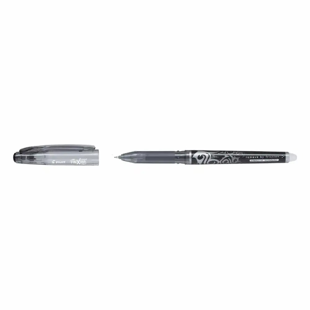 Roller gel Pilot Frixion Point 0.5mm, negru, radierabil, precizie si confort