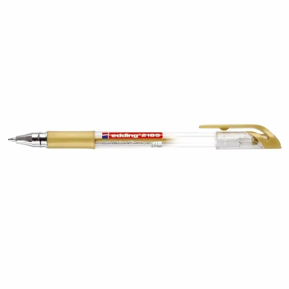 Roller cu gel Edding Cristal Jelly 2185, 0.7 mm, auriu - Experienta de scris lina si durabila