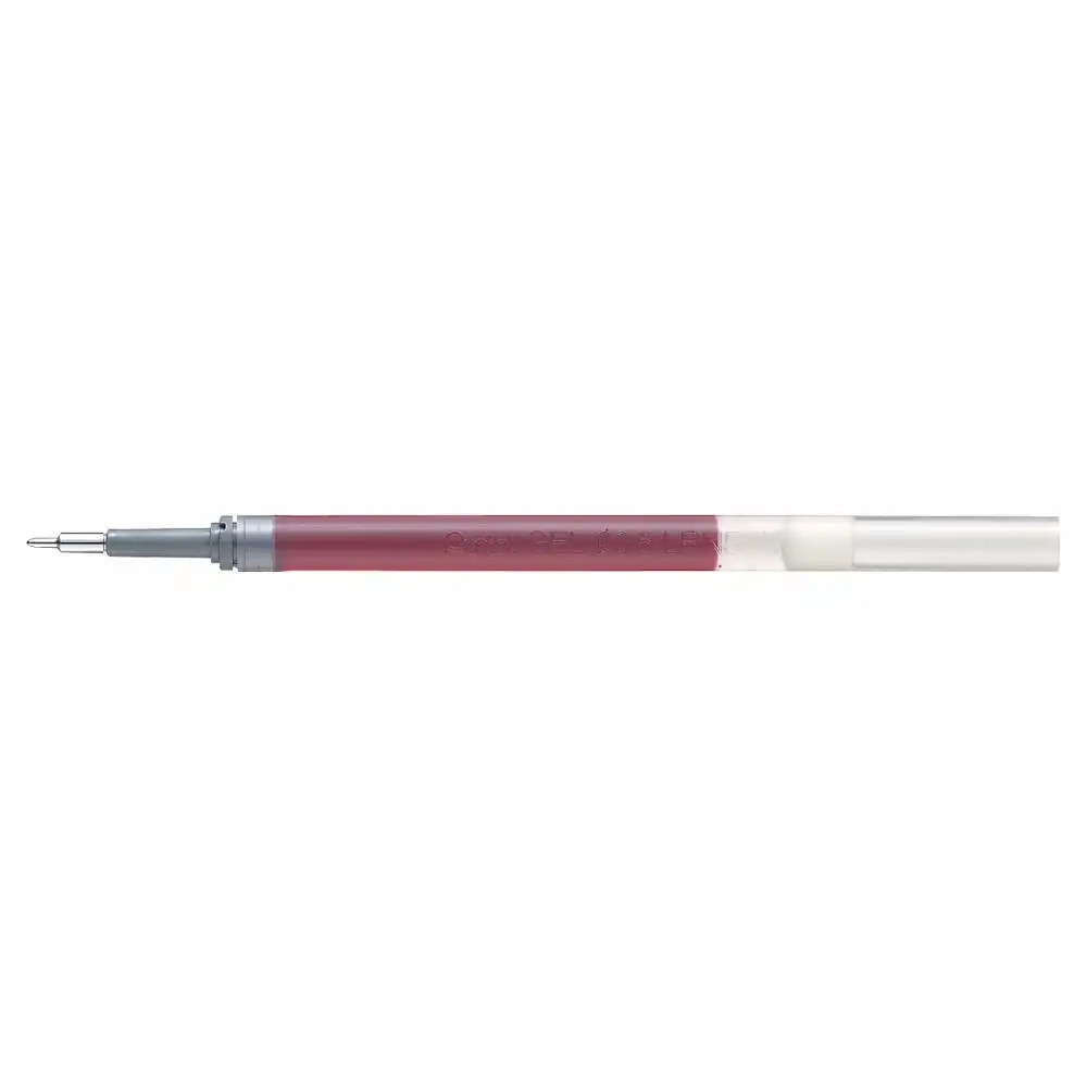 Rezerva roller Pentel Energel 0.5 mm, plastic, rosu - Scriere lina si precisa, compatibila cu rollerele Energel
