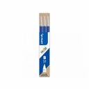 Set 3 Rezerve Roller cu Gel Pilot Frixion Ball 1 mm Albastru - Compatibile cu FriXion Ball - Ambalaj Ecologic