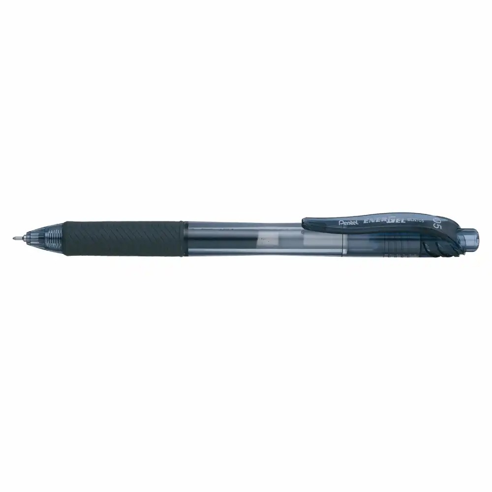 Roller cu gel Pentel Energel X 0.5 mm, plastic, negru - Scrie cu precizie si confort maxim