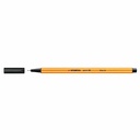 Stabilo Point 88 Liner, Varf de 0.4 mm, Negru - Ideal pentru Contururi Precise si Linii Fine