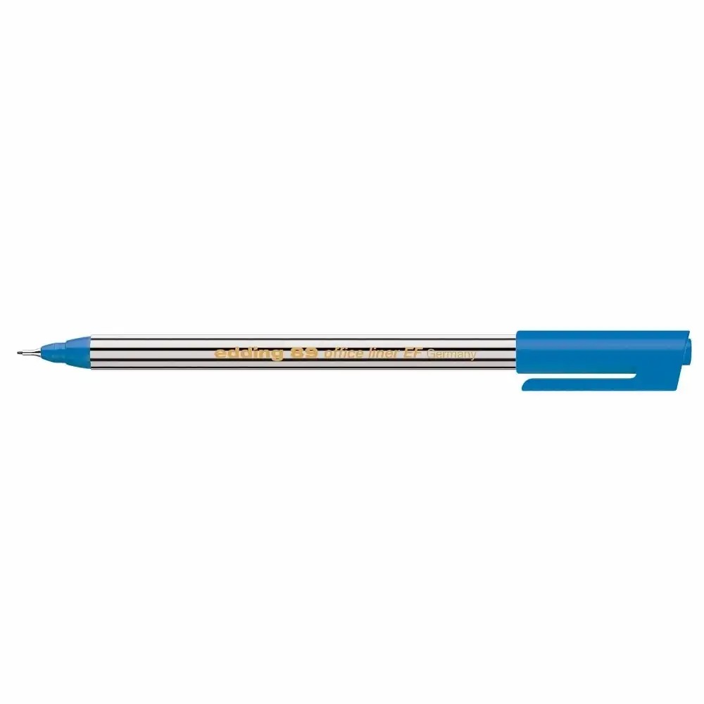 Liner Edding Office 89, Varf Fetru 0.3 mm, Albastru - Scriere Fina si Clara