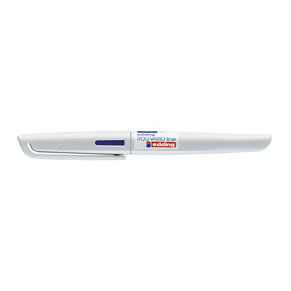 Liner Edding 1700, Corp Rotund, Varf 0.5 mm, Albastru - Scriere Precisa si Confortabila, Reumplere Usoara, Clip Practic