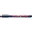 Edding 1800 Liner Desen Tehnic, Varf 0.3 mm, Cerneala Neagra, Rezistent la Apa