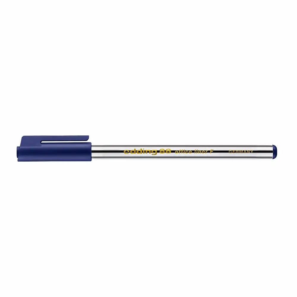 Edding 88 Liner, Varf 0.6 mm, Cerneala Apa, Albastru - Scriere Fina si Precisa