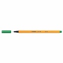 Liner Stabilo Point 88, Varf Feltro 0.4 mm, Verde Vibrant, Durabil si Precis