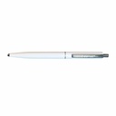 Pix mecanism A-series, corp plastic alb, scriere albastra, varf 0.8 mm - Fiabil, precis si elegant