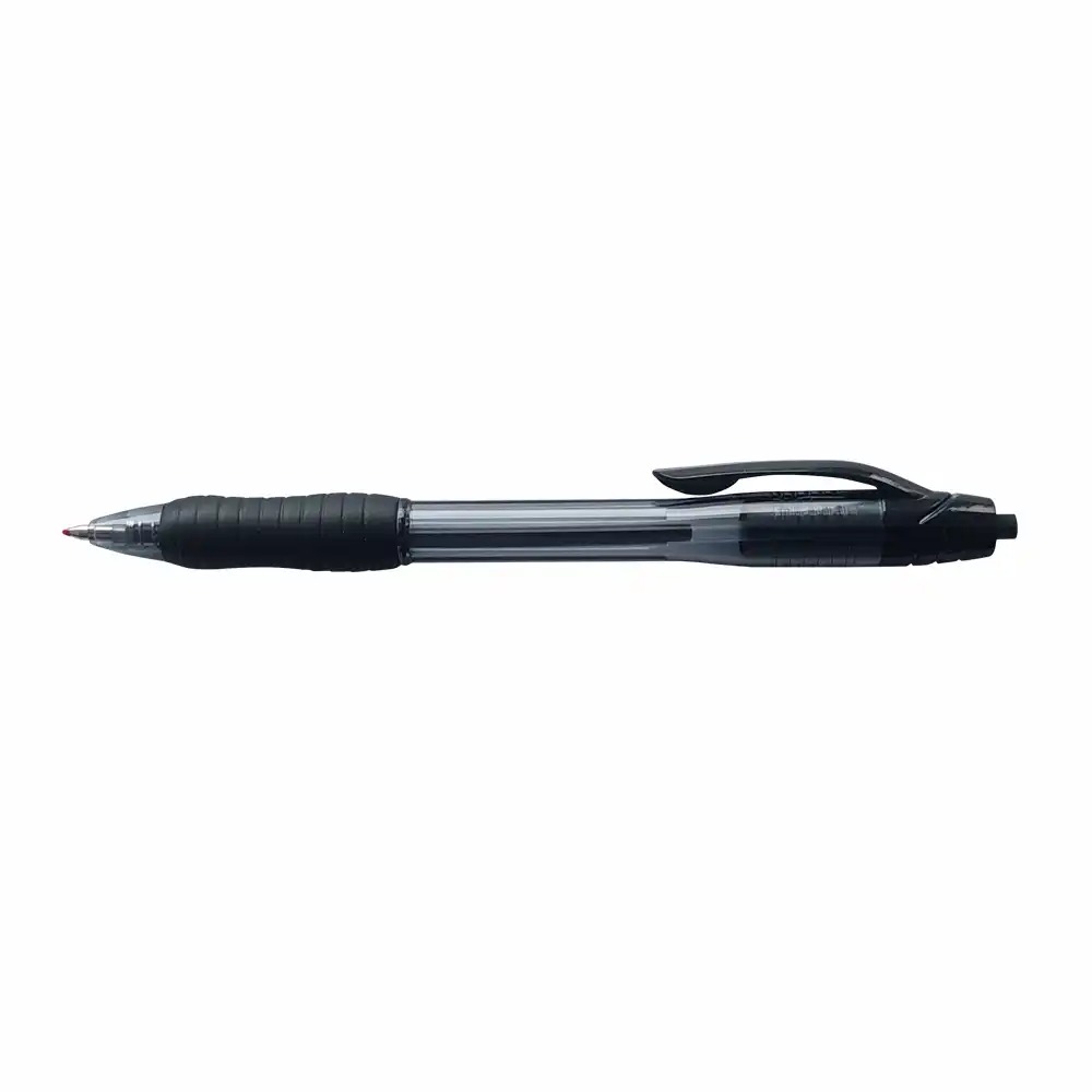 Pix Memoris-Precious cu Mecanism Actionat prin Apasare, Varf 0.7 mm, Corp Transparent, Negru