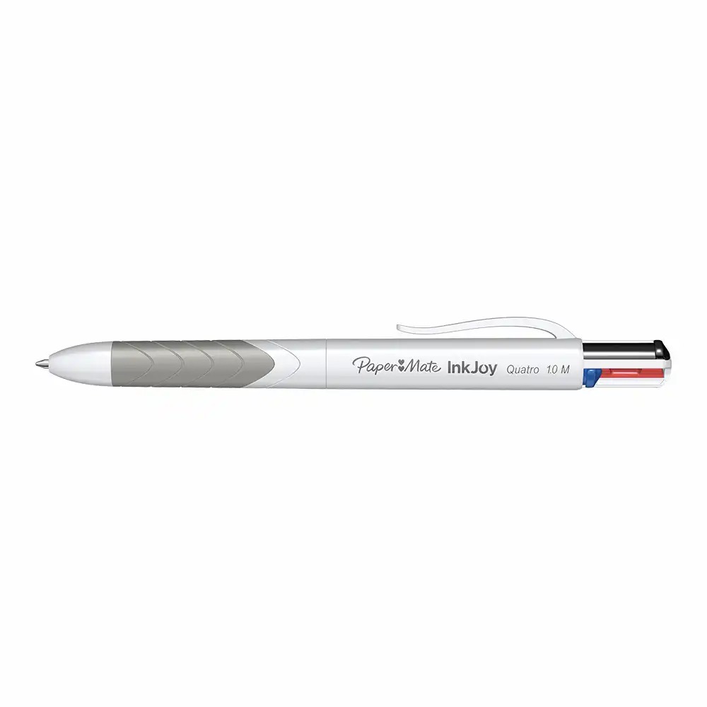 Pix retractabil Paper Mate InkJoy Quatro Pen, 4 culori, varf 1 mm, scriere ultra-neteda