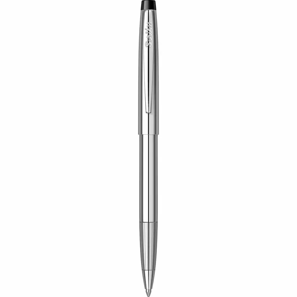 Pix Scrikss Chrome, Corp Metalic, Varf M, Scriere Albastra, Eleganta si Performanta Profesionala