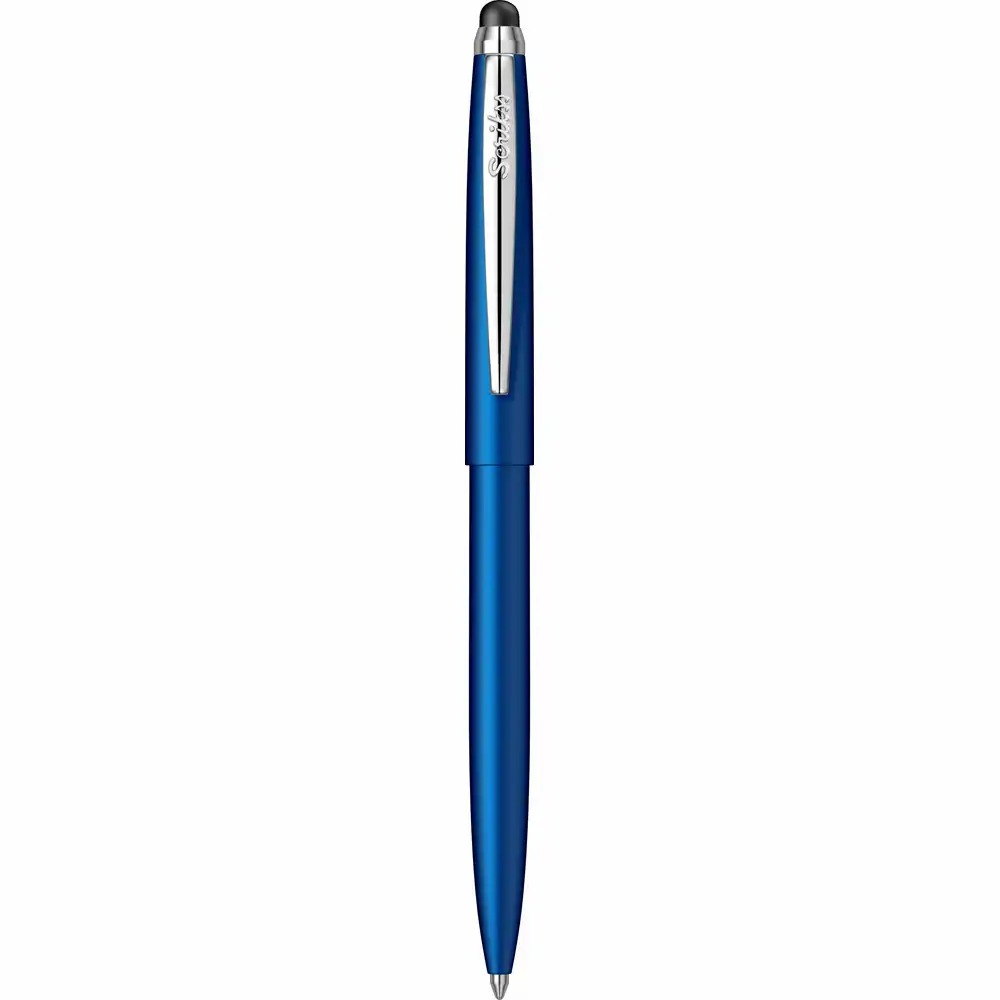 Pix Scrikss Stylus Matt Blue, touch screen, scriere liniara, albastru, mecanism click, marime medie