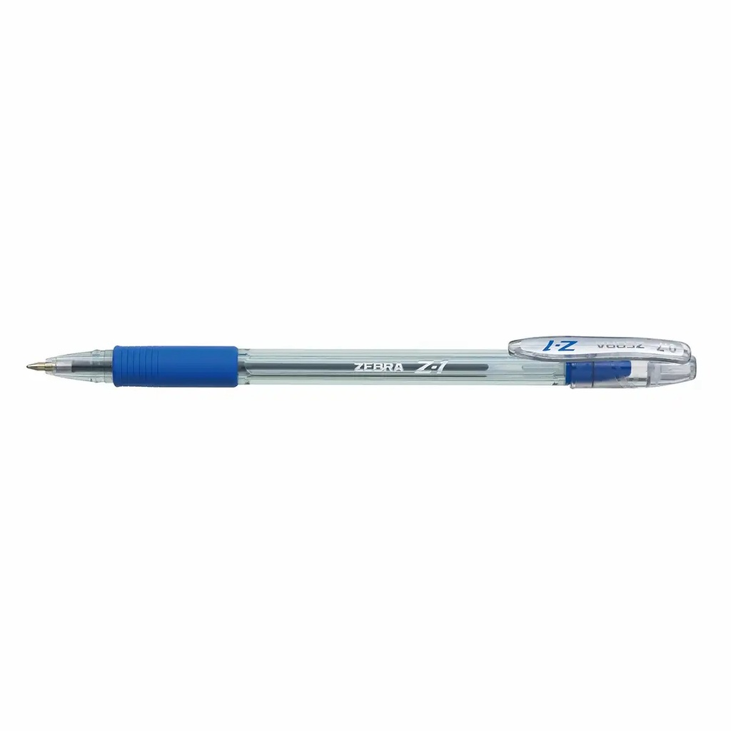 Pix Zebra Z1 fara mecanism, grip ergonomic, cerneala fara patare, albastru 0.7mm