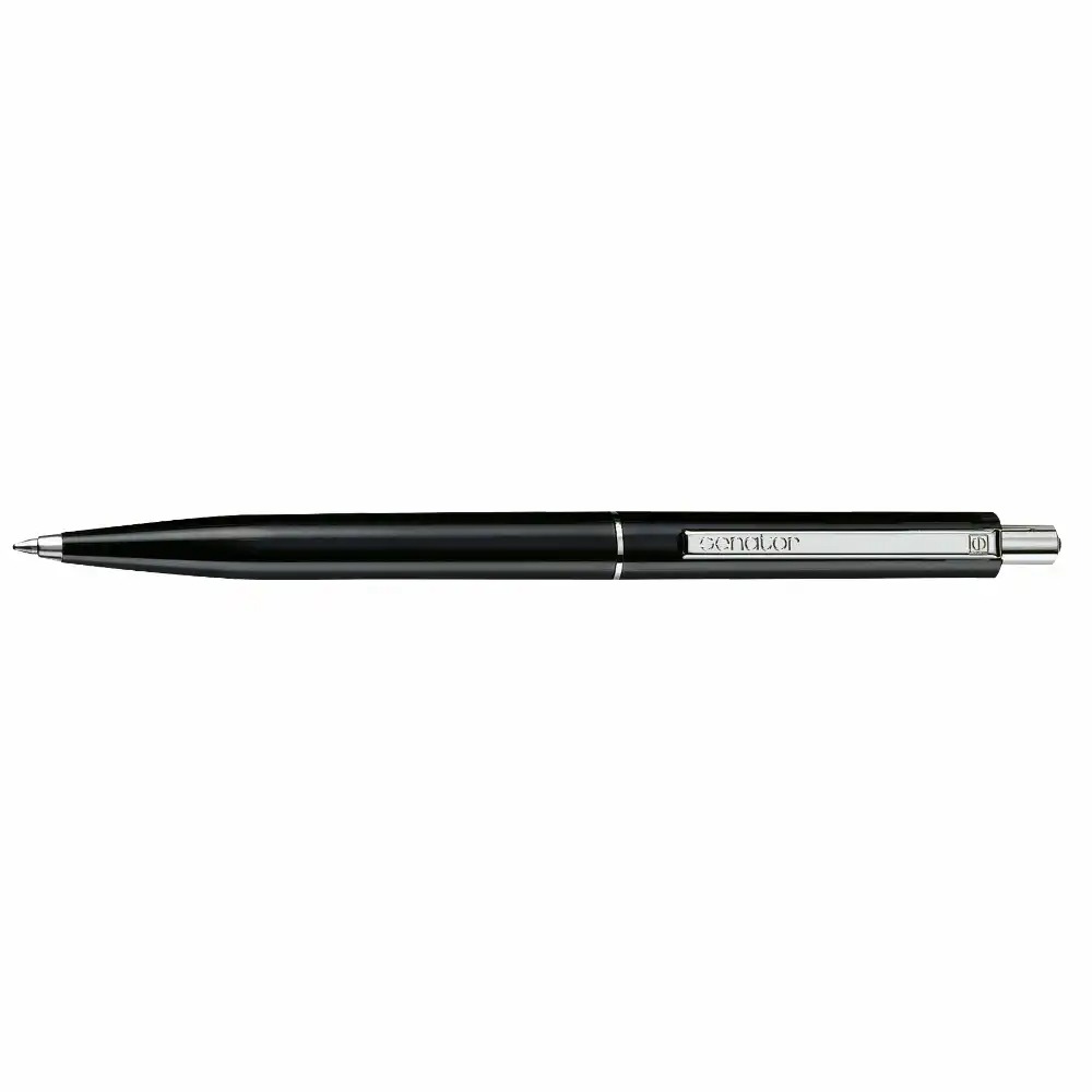 Pix Senator Point Zero, 0.7 mm, plastic, negru, mecanism simplu, durabil