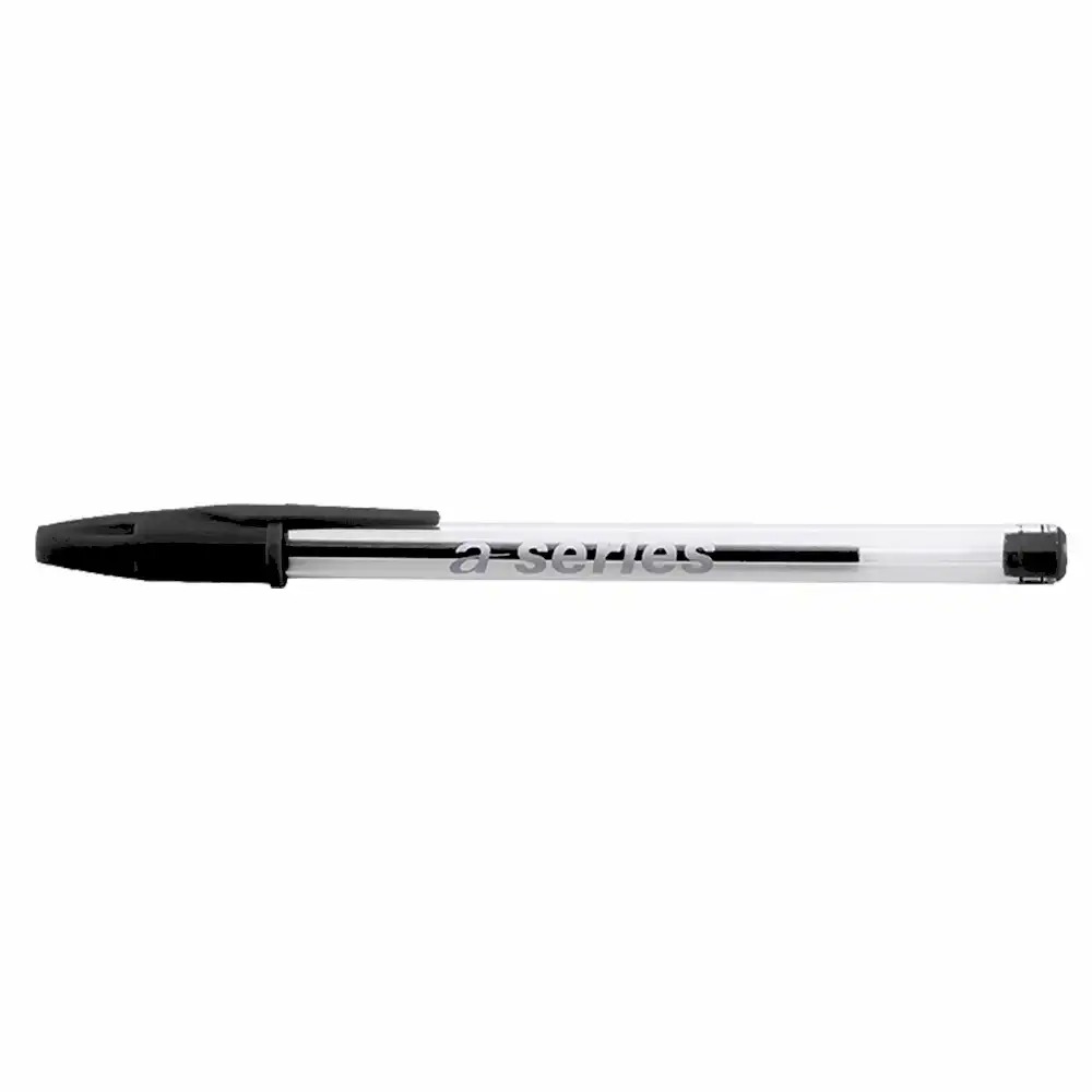 Pix A-Series plastic transparent, capac cu clip, negru, practic si versatil
