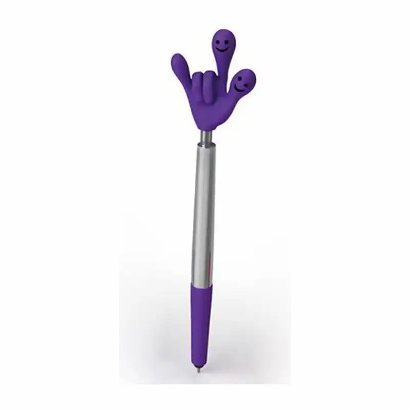 Pix flexibil FunHands, mina albastra si touchpad mov, ideal pentru scriere traditionala si interactiune precisa pe ecrane tactile