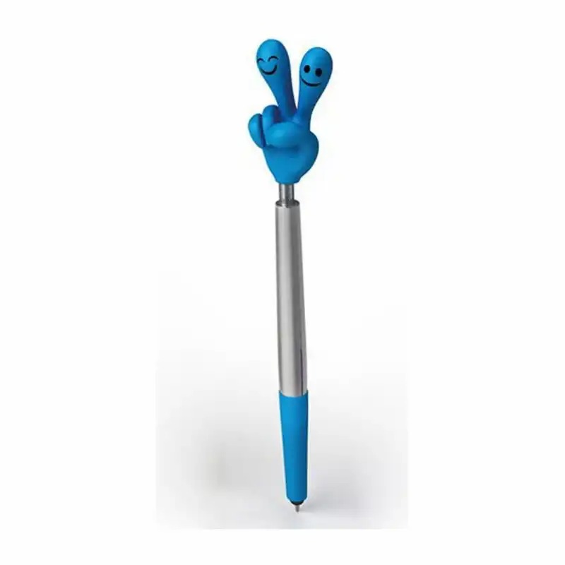 Pix flexibil FunHands cu mina albastra si touchpad, ideal pentru ecrane tactile