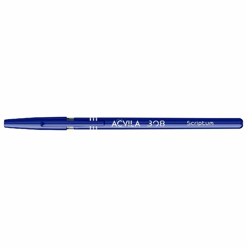 Pix fara mecanism Acvila Scriptum 308, 1 mm, scriere albastra, elegant si durabil