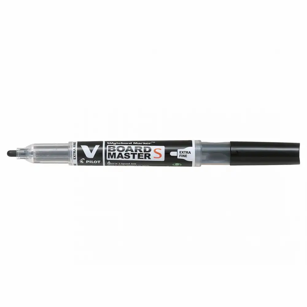 Marker tabla Pilot V-Board, Varf Rotund 1.3-3 mm, Negru - Scriere Precisa si Confortabila