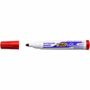 Marker tabla BIC ECO Velleda 1701, rotund 1.5 mm, rosu intens, uscare rapida, siguranta inchidere