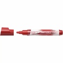Marker tabla BIC Velleda, cerneala rosie, varf rotund 2.3 mm, persistenta indelungata