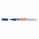 Marker permanent Edding 751 cu vopsea, varf 1-2mm, bleu, corp din metal, vopsea opaca si lucioasa, versatil pentru marcare si decorare