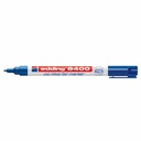 Marker permanent Edding 8400, pentru CD/DVD/BD, varf rotund 0.75 mm, albastru, scriere precisa si durabila