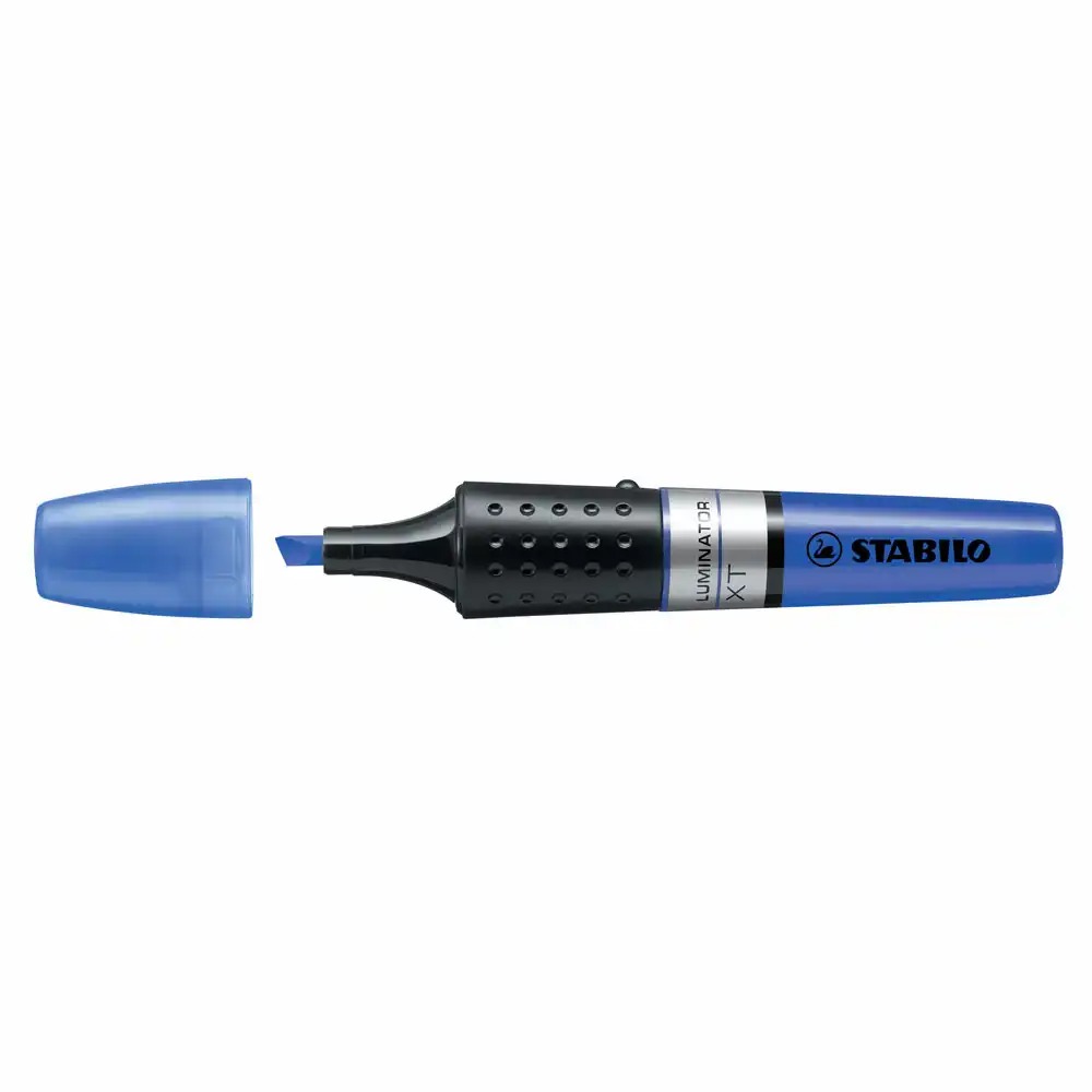 Textmarker Stabilo Luminator, Varf 2-5mm, Albastru, Capacitate Dubla, Cerneala Pe Baza de Apa