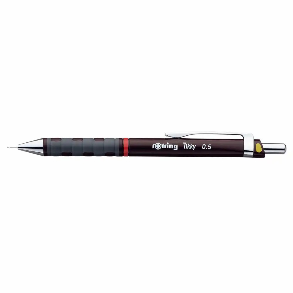 Creion mecanic Rotring Tikky III, mina 0.5 mm, negru, design ergonomic, durabil