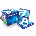 Hartie copiator Double A A3 80g/mp 500 coli - Certificata EU Flower, Nordic Swan, ISO 14001