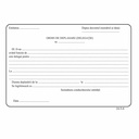 Set 3 Carnete Ordin Deplasare-Delegatie A5, 100 file, Fata-Verso, Perforatii, Utilizare Eficienta