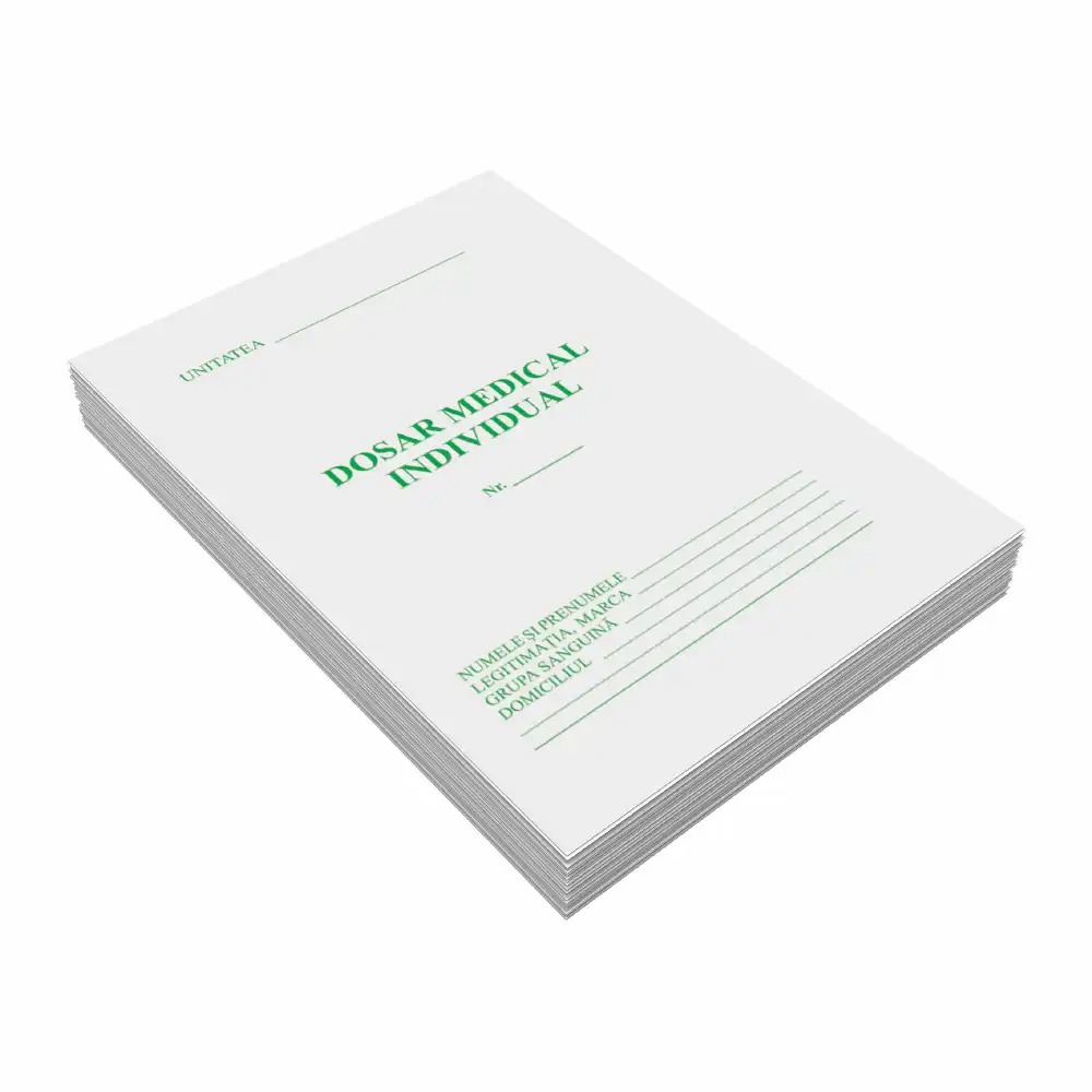 Set dosar medical Fisa PSI si Fisa PM, 3 x 3 buc, pentru securitatea si sanatatea in mediul de lucru
