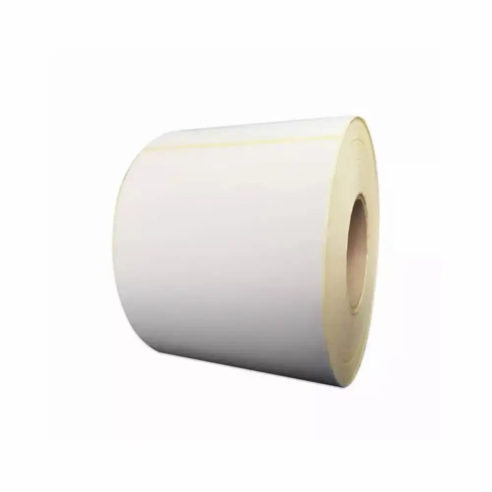 Etichete ecoteremice albe 100x150 mm, 260 etichete/rola, imprimate termic, economice