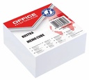 Cub hartie Clairefontaine, 500 file, 90x90 mm, 70 g/mp, alb, ideal pentru notite si organizare