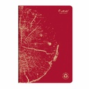 Caiet capsat A4 Forever Clairefontaine, 48 file, hartie reciclata, caramiziu - Produs durabil, ideal pentru notite si schite