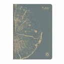 Caiet capsat A4 Forever Clairefontaine, 48 file, hartie reciclata, gri - Produs ecologic pentru notite si desene